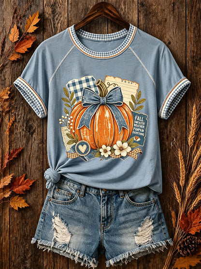 Women's Fall Pumpkin T-Shirts