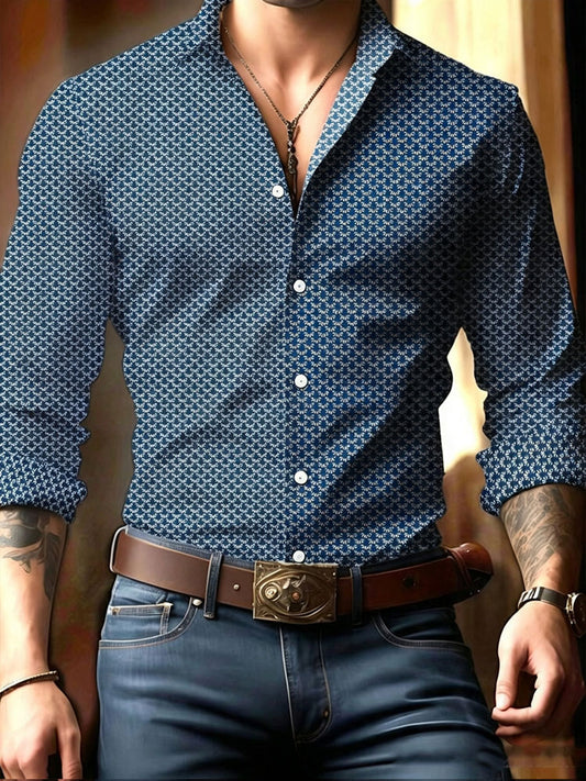 Men's Casual Plaid Shirt