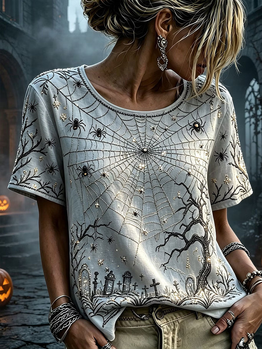 Women's Gothic Style Cotton Linen Shirt