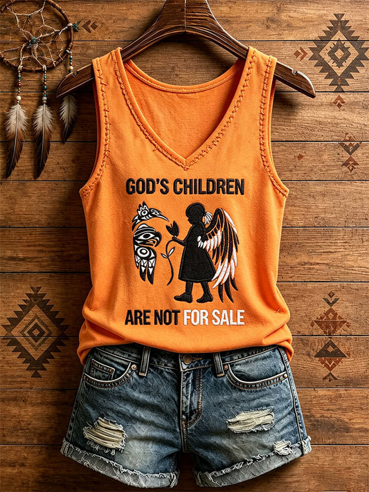 Women's God's Children Are Not For Sale Tank Top