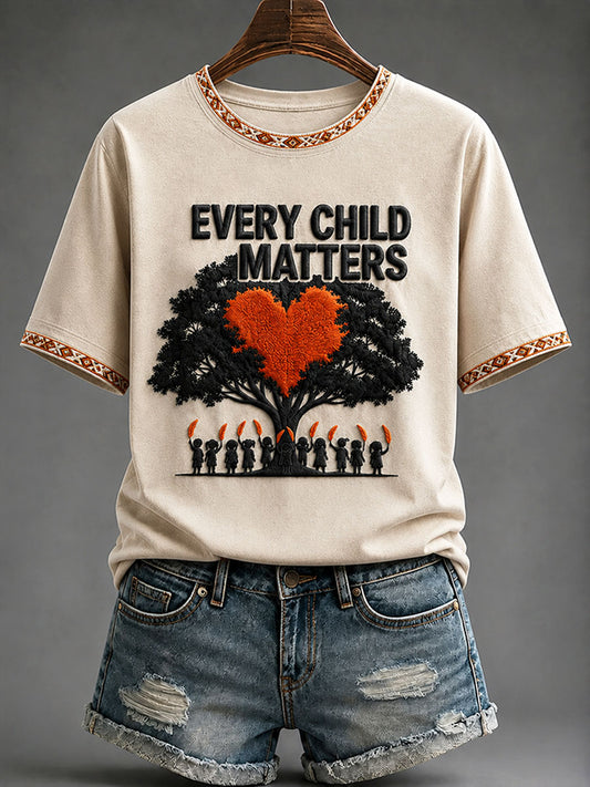 Women's "Every Child Matters" Indigenous Print T-Shirt