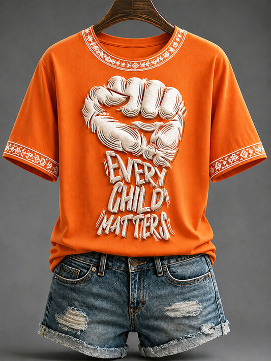 Women's "Every Child Matters" Indigenous Print T-Shirt