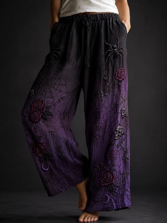 Women's Gothic Style Cotton Linen Pants