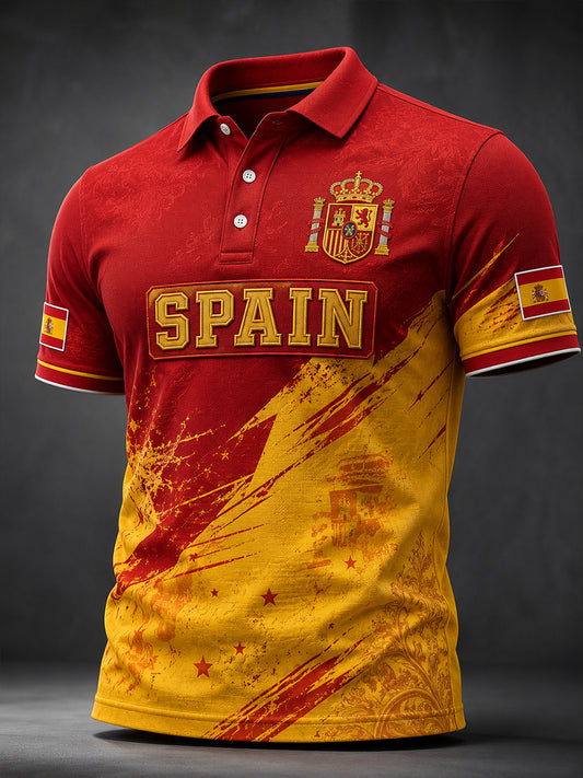 Men's Spain Short Sleeve Shirt