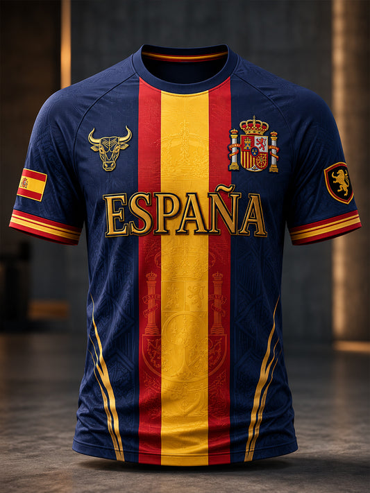 Men's Spain Short Sleeve Shirt