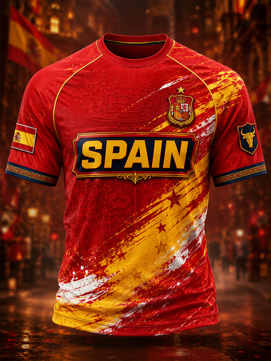 Men's Spain Short Sleeve Shirt