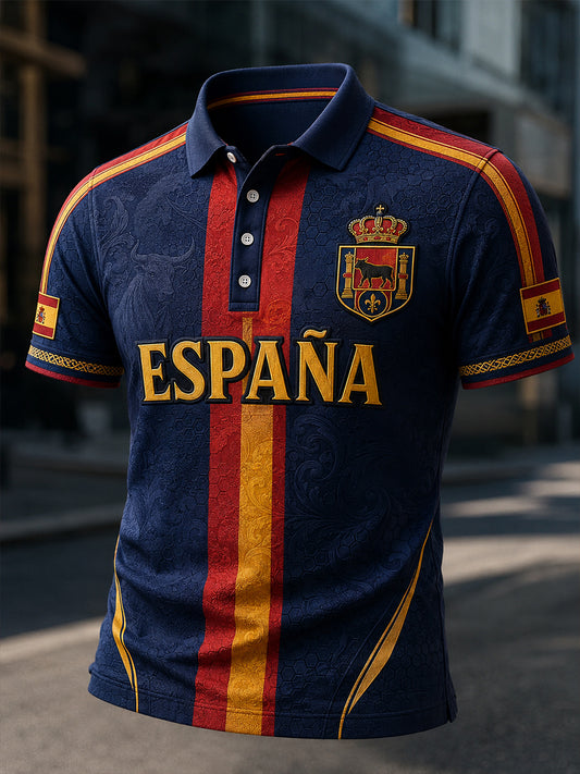 Men's Spain Short Sleeve Shirt