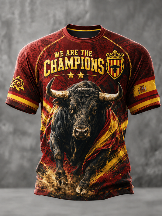 Men's Spain We Are the Champions short sleeve t-shirt