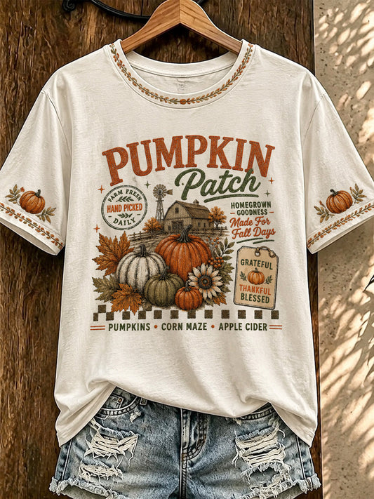 Women's Autumn Printed T-shirt