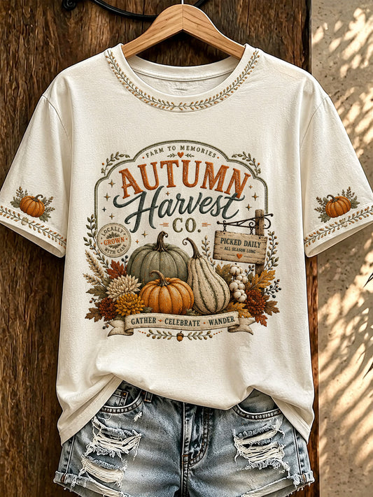 Women's Autumn Printed T-shirt