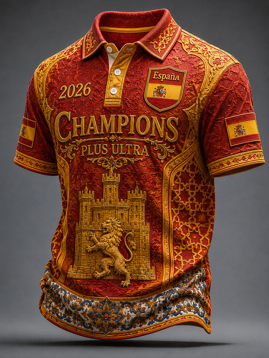 Men's Spain Champions Tops