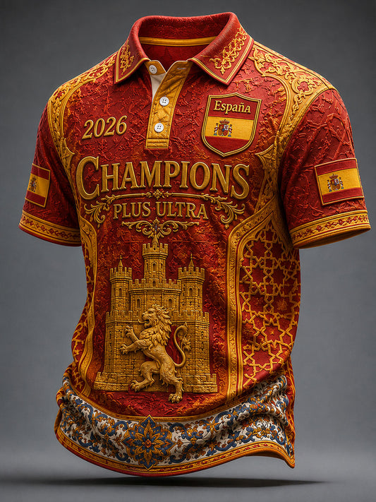 Men's Spain Champions Tops
