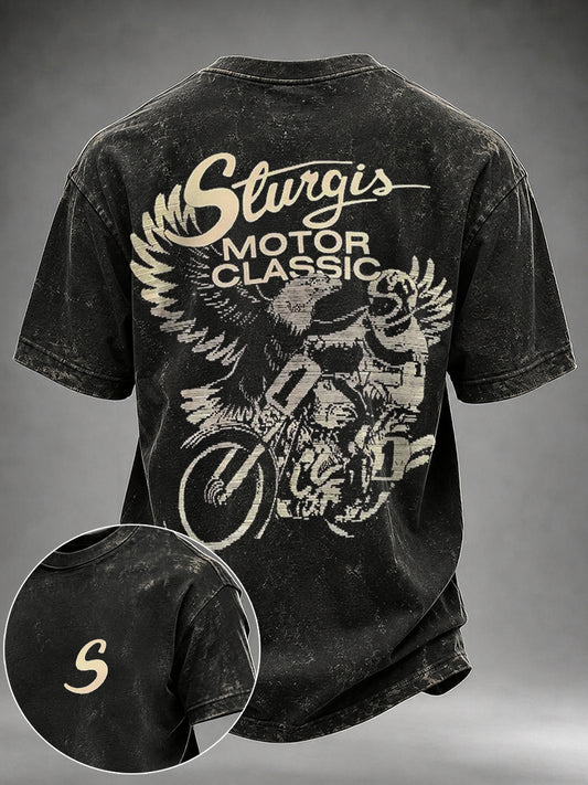 Men's Motorcycle Rally Printed T-shirt