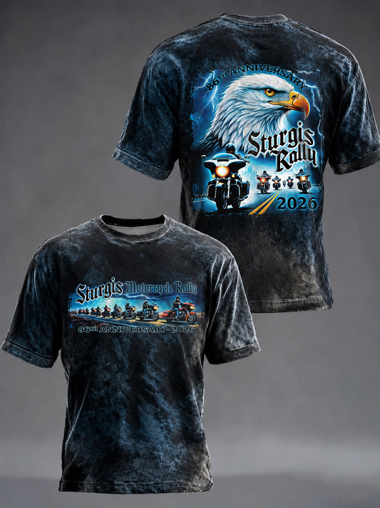 Men's Motorcycle Rally Printed T-shirt