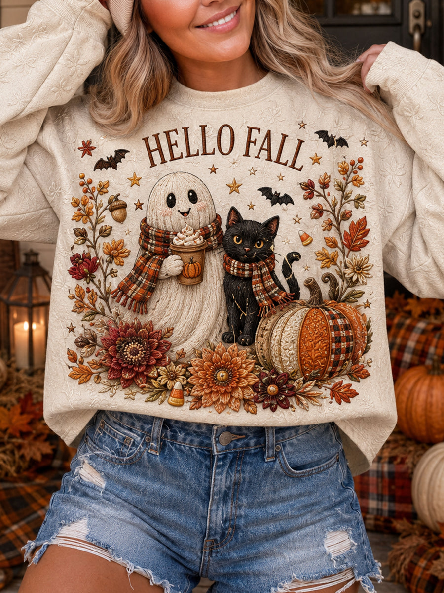 Women's Autumn Style  Round-Neck Long-Sleeve T-Shirt