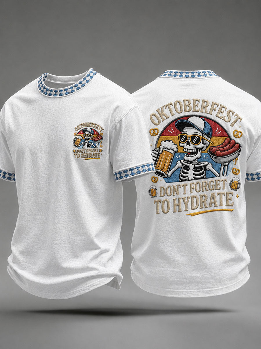 Men's Oktoberfest Printed Casual T-Shirt