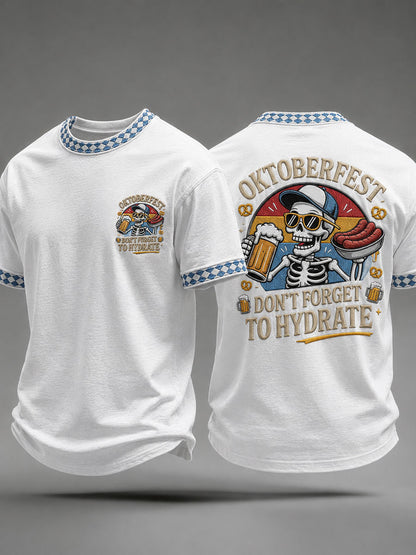 Men's Oktoberfest Printed Casual T-Shirt