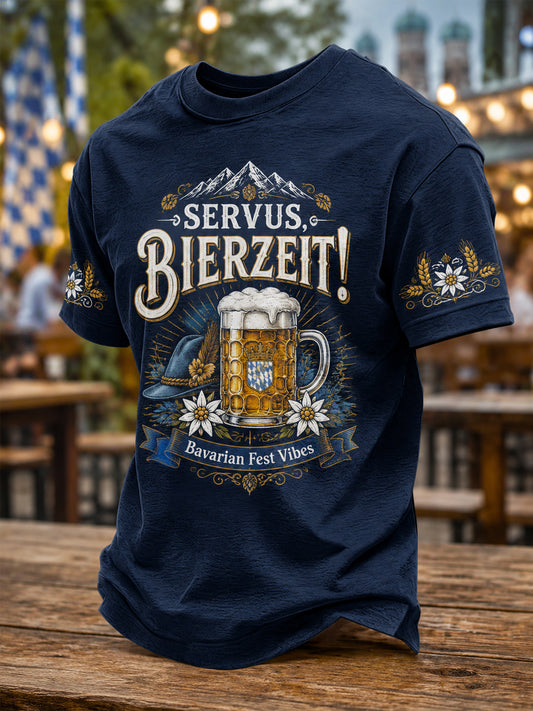 Men's Oktoberfest Prost! Print Casual Tee