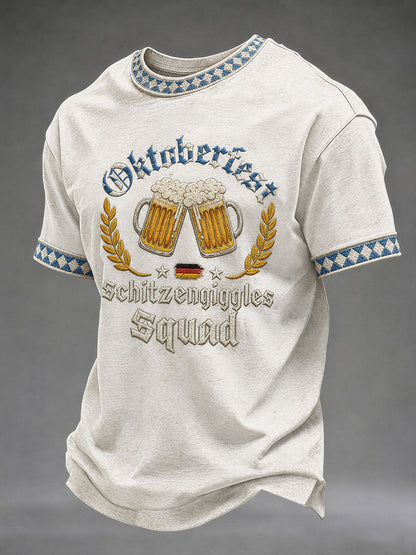 Men's Oktoberfest Printed Casual T-Shirt