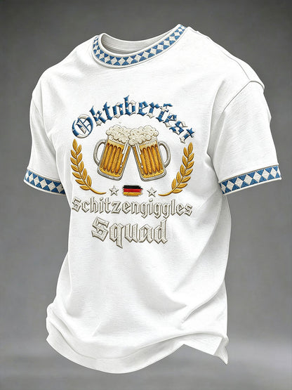 Men's Oktoberfest Printed Casual T-Shirt