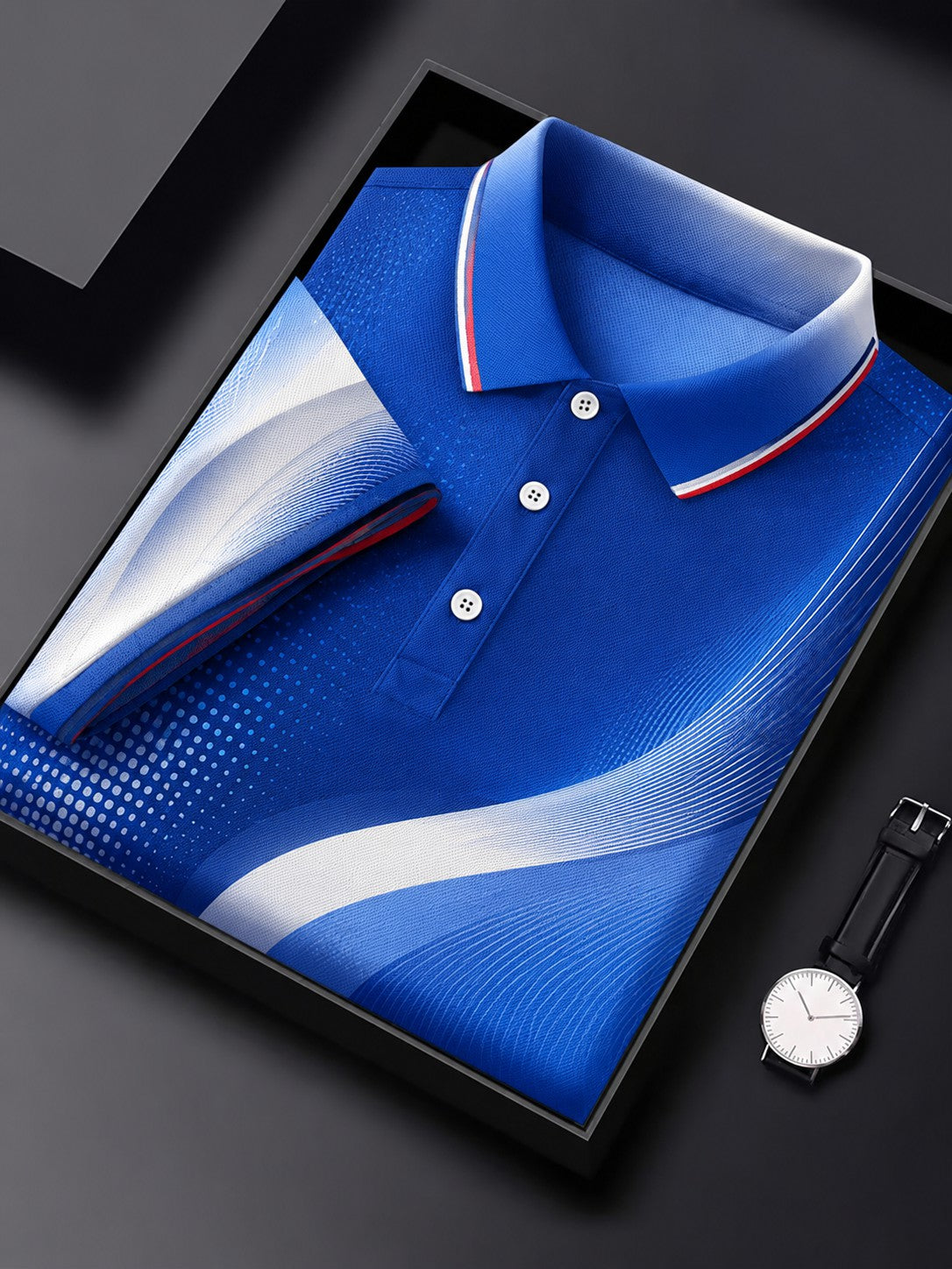 Men's Business Printed Shirt