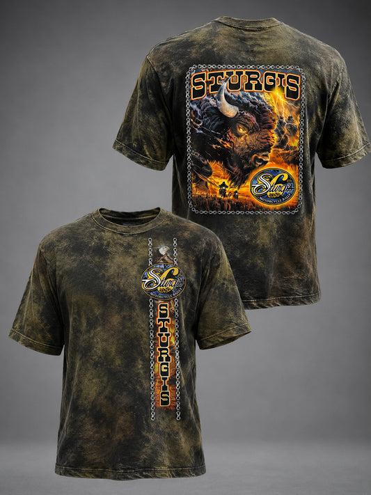 Men's Motorcycle Rally Printed T-shirt