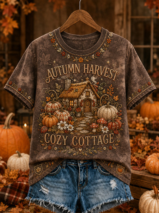 Women's Autumn Style Short-Sleeved T-Shirt