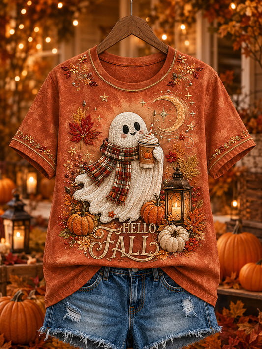 Women's Autumn Style Short-Sleeved T-Shirt