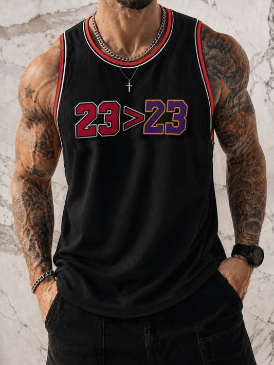 Men's  America Basketball Lovers Prin Casual Tank Top