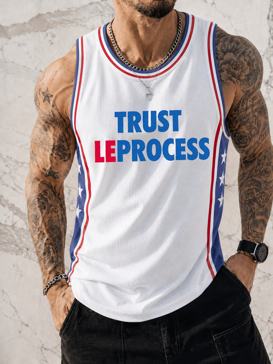Men's Trust LEPROCESS Printed Racket Vest