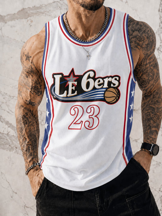 Men's Basketball 23 Printed Racket Vest