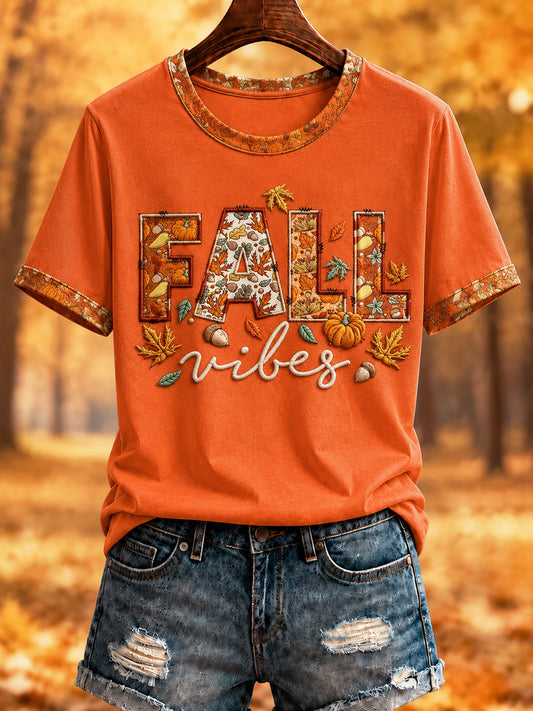 Women's Autumn Printed T-shirt