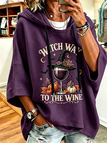 Women's Halloween Print Sweatshirt