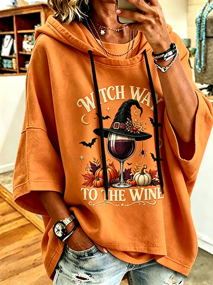 Women's Halloween Print Sweatshirt