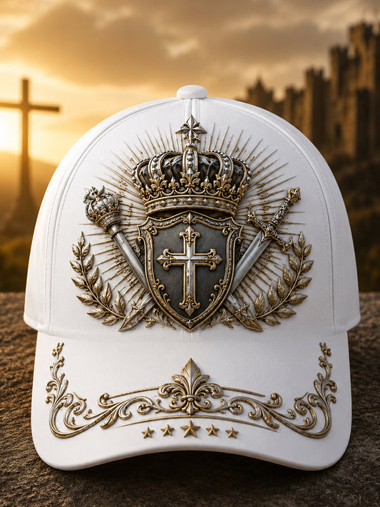 Unisex Christian Lion of Judah Art  Print Hat