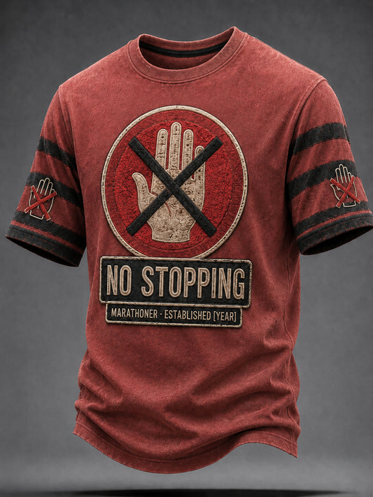 Run Hard Stay Humble Vintage Athletic Tee