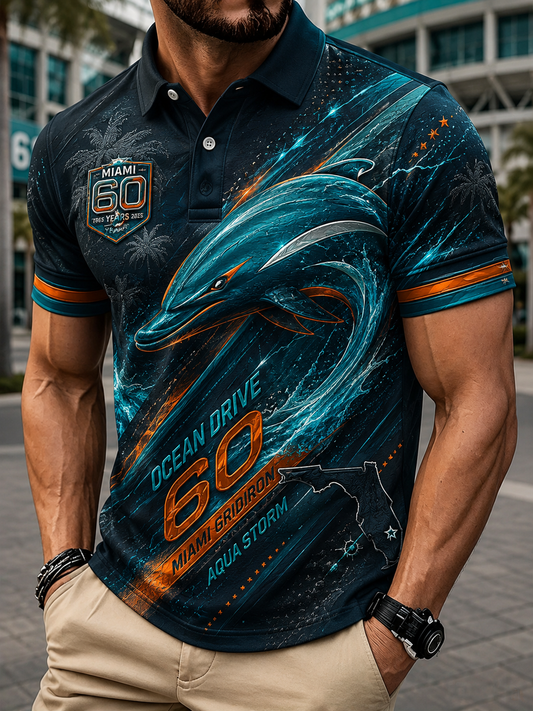 Men's Miami Dolphins Short Sleeve Shirt