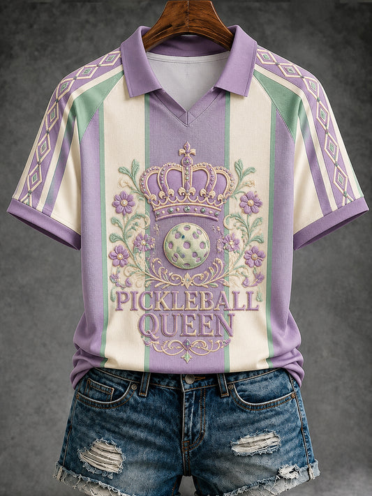 Pickleball Queen Club Women's Polo Shirt