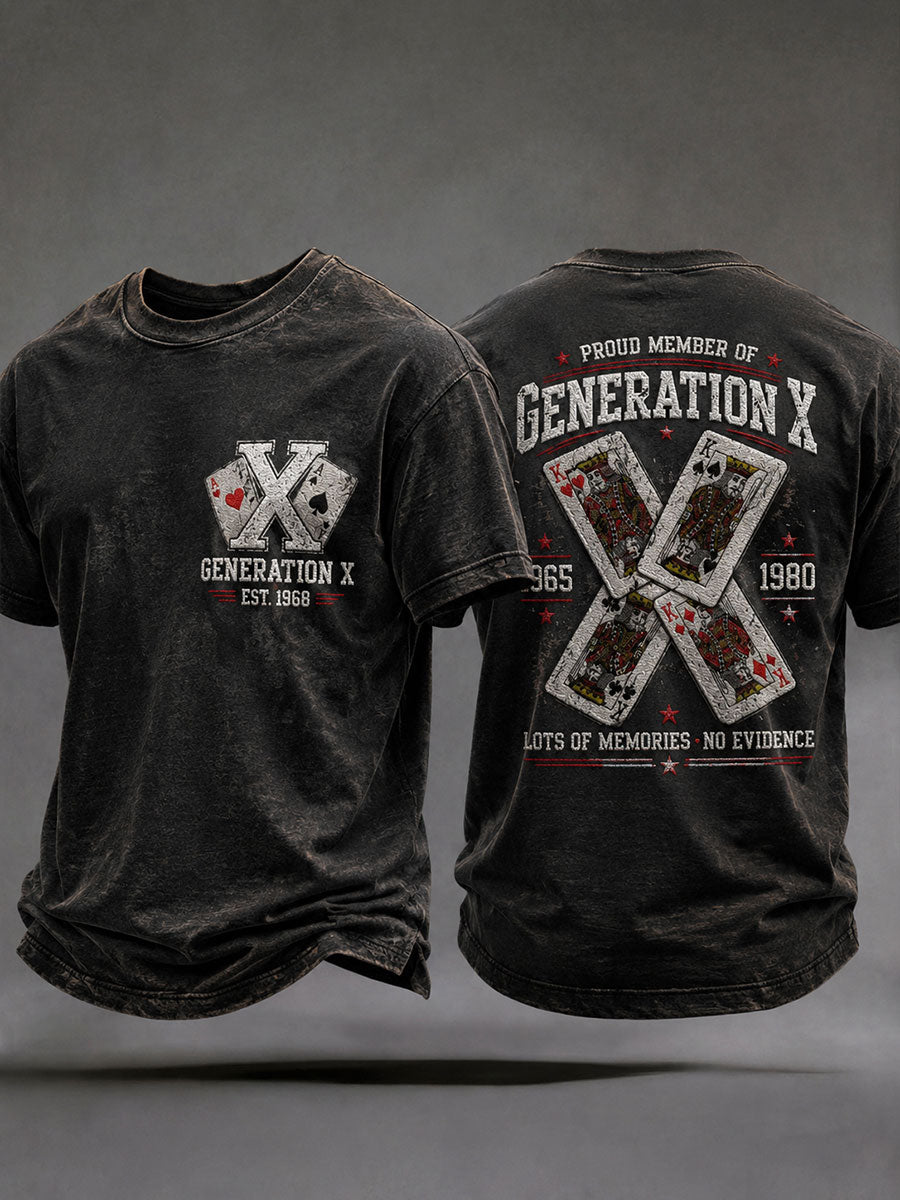 Men's 'Proud Member Of Generation X' T-Shirts