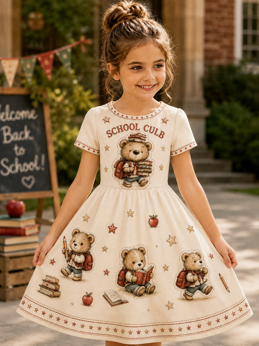 Back-To-School Season Art Casual Dress