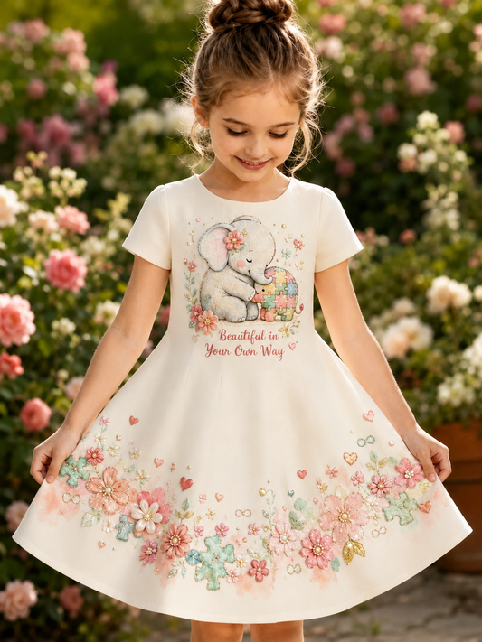 Children Autistic Disorder Art Casual Dress