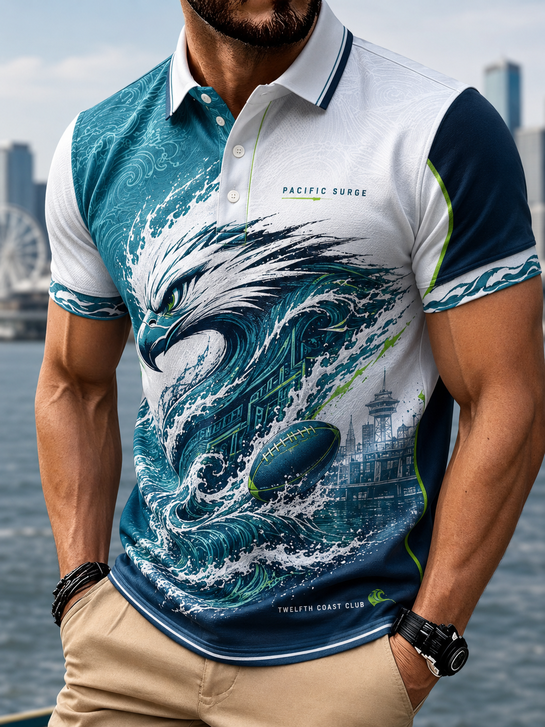 Men's Seattle Seahawks Short Sleeve Shirt