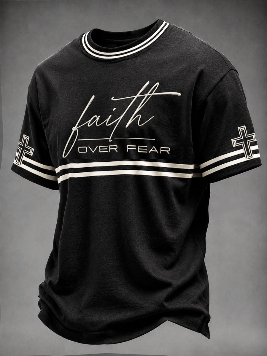 Men's"Faith Over Fear" Faith Casual T-shirt