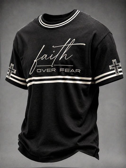 Men's"Faith Over Fear" Faith Casual T-shirt