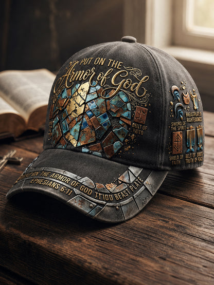 Unisex Christian Armor of God Ephesians 6:11–18  Print Hat