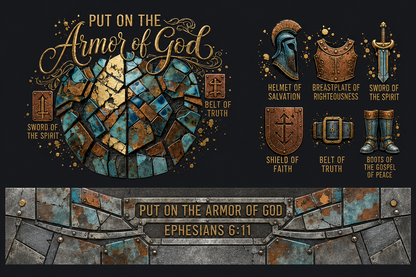 Unisex Christian Armor of God Ephesians 6:11–18  Print Hat