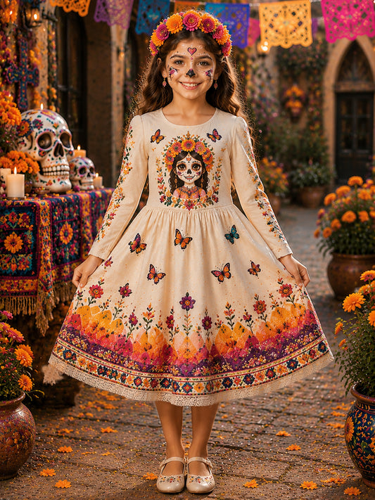Girls Elegant Catrina Princess Dress