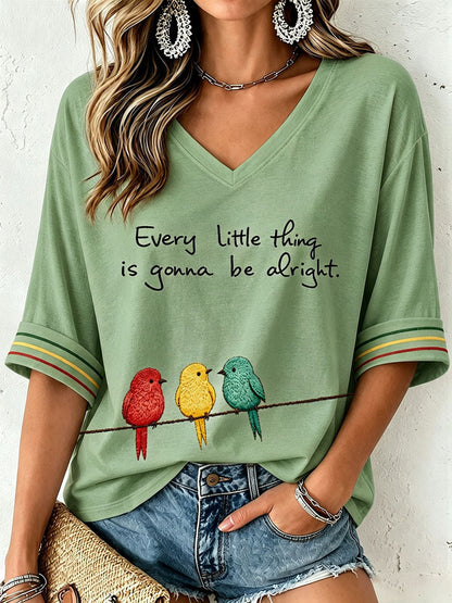 Women's Every Little Thing Is Gonna Be All Right T-Shirt