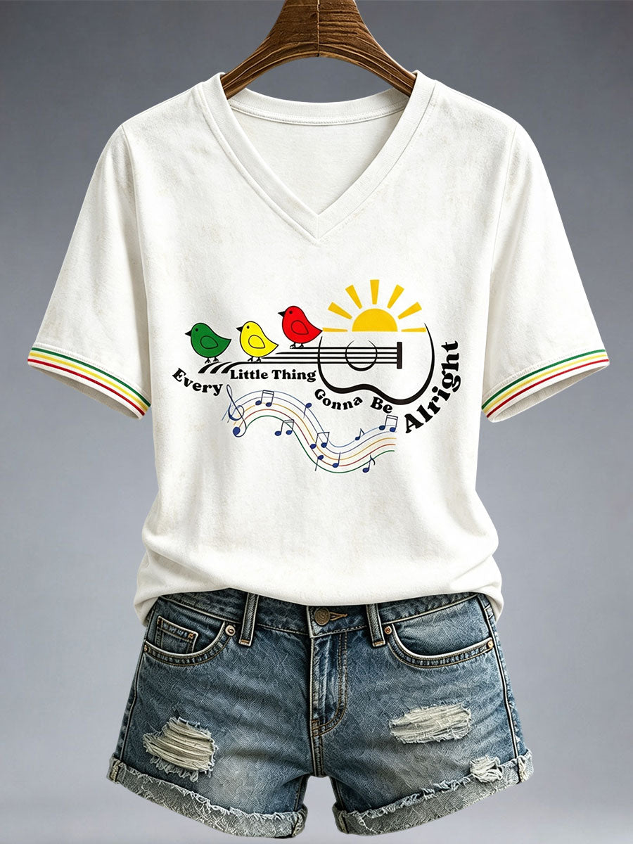 Women's Every Little Thing Is Gonna Be Alright T-shirt