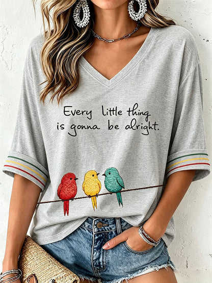 Women's Every Little Thing Is Gonna Be All Right T-Shirt